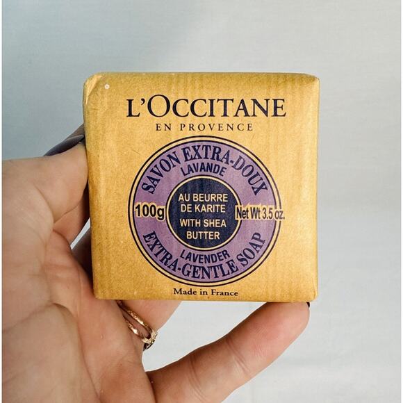L'Occitane Extra Gentle Lavender Bar Soap with Shea Butter 3.5 oz. / 100g - NEW - Picture 1 of 2